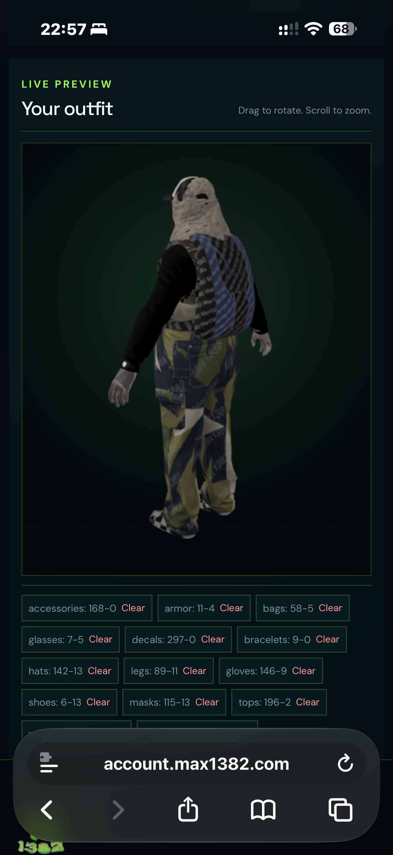 MaxSubs 3D outfit maker screenshot 3