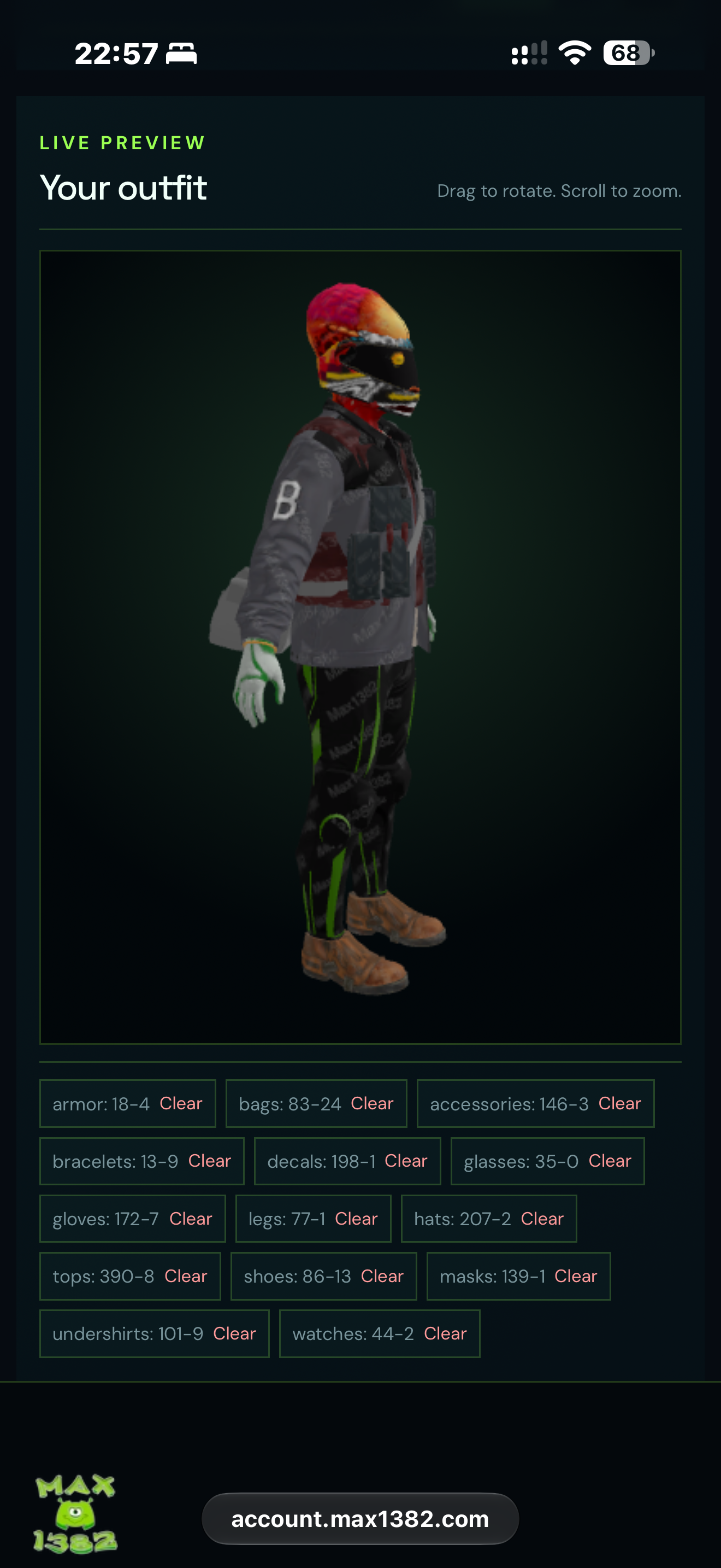 MaxSubs 3D outfit maker screenshot 4