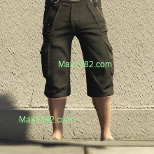 Black Chain Shorts