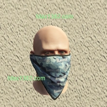 Blue Blagueurs Face Bandana