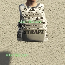 White Strapz Vest