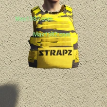 Yellow Strapz Vest