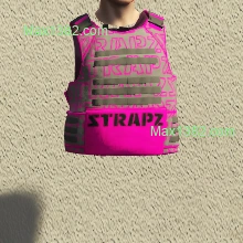 Purple & Gray Strapz Vest