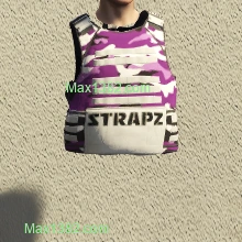Purple Strapz Vest