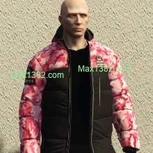 Pink Camo Bigness Puffer