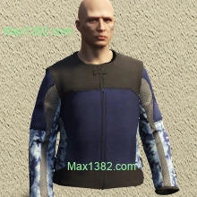 Blue Digital Sports Biker
