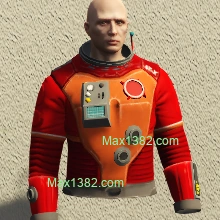 Red Retro Spacesuit