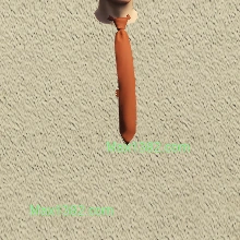 Orange Straight Tie