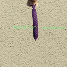 Purple Diamond Straight Tie