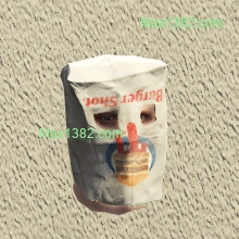 Burger Shot Paper Bag