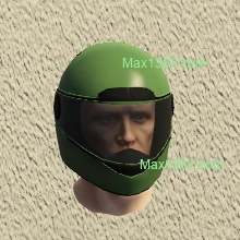 Green Mototcycle Down (M)