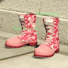 Pink Camo Rubberized