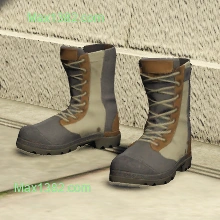 Navy & Brown Rubberized